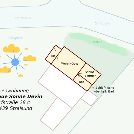 Feriehus Blaue Sonne Devin *